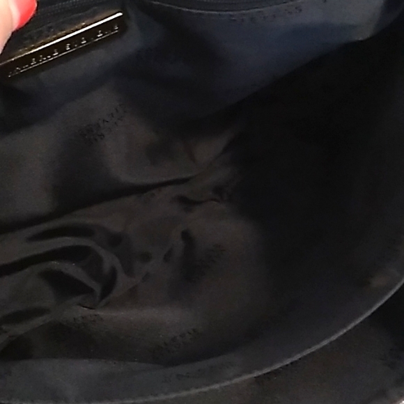 Valerie Steven's Deep Purple Chain Detail Bag. - Picture 10 of 14